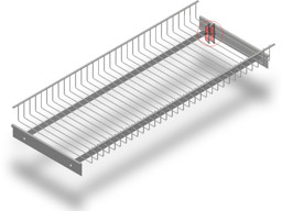 Zeige Details für Gitterboden Eco Line weißaluminium Bild von Gitterboden Eco Line weißaluminium