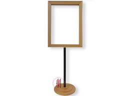 Zeige Details für Plakatständer Woodline A4 Bild von Plakatständer Woodline A4