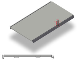 Bild von Stahlfachboden L66,5