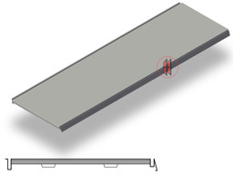 Bild von Stahlfachboden höchst belastbar 100cm