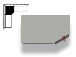 Zeige Details für Fachboden Innenecke 90° Bild von Fachboden Innenecke 90°