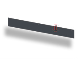Zeige Details für Sockelblende QBUS schiefergrau Bild von Sockelblende QBUS schiefergrau