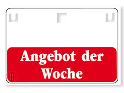 Zeige Details für Aktionshänger für Getränkepreiskassette QP Bild von Aktionshänger für Getränkepreiskassette QP