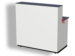 Zeige Details für Schreibplatzcounter gerade LINEUS Bild von Schreibplatzcounter gerade LINEUS