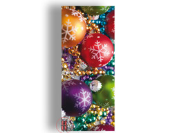 Bild von Banner Weihnachtskugeln B75cm