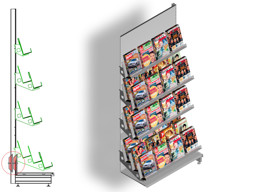 Zeige Details für Zeitschriftenregal 8stufig H220 Anbau Bild von Zeitschriftenregal 8stufig H220 Anbau