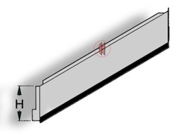 Bild von Sockelblende für Obstgondel Außenecke