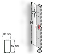 Bild von Säule 6x3cm für S-Regal