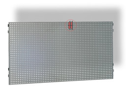 Zeige Details für Quadratlochrückwand H50 Bild von Quadratlochrückwand H50