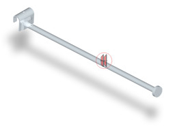 Zeige Details für Aufsteckhalter 12mm verchromt Bild von Aufsteckhalter 12mm verchromt