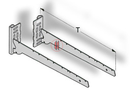 Bild von Konsole Stirnseite CG5,5x4 (Paar)