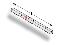 Zeige Details für Aufstellschiene L110 Bild von Aufstellschiene L110