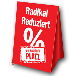 Zeige Details für Dachaufsteller Radikal Reduziert/Wir brauchen Platz  Bild von Dachaufsteller Radikal Reduziert/Wir brauchen Platz