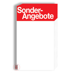 Bild von Preisschilder m. Aufdruck Sonder-Angebote VE=50 Stück