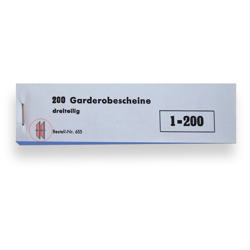 Bild von Garderobenmarken 3-fach
