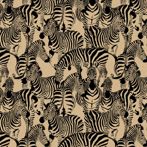 Bild von Geschenkpapier Zebra B50cm L50mtr.
