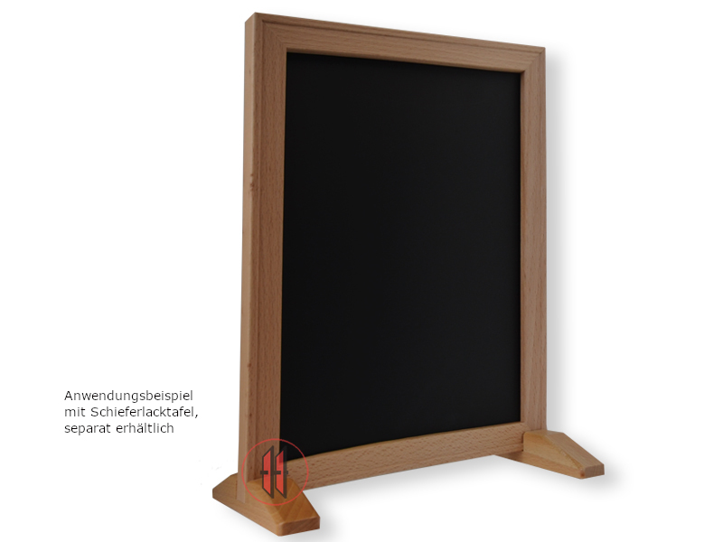 Bild von Plakataufsteller/ Tischaufsteller aus Holz DIN A3/ DIN A4/ DIN A5